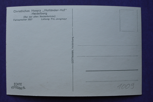 Postcard PC Heidelberg 1940-1950